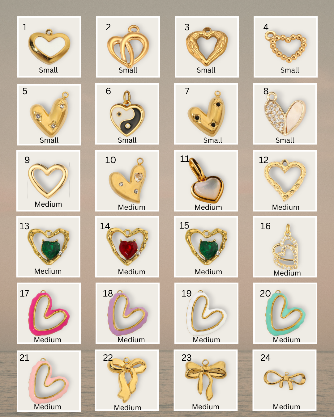 Build Your Own Custom Charm Necklace - The Sparkles
