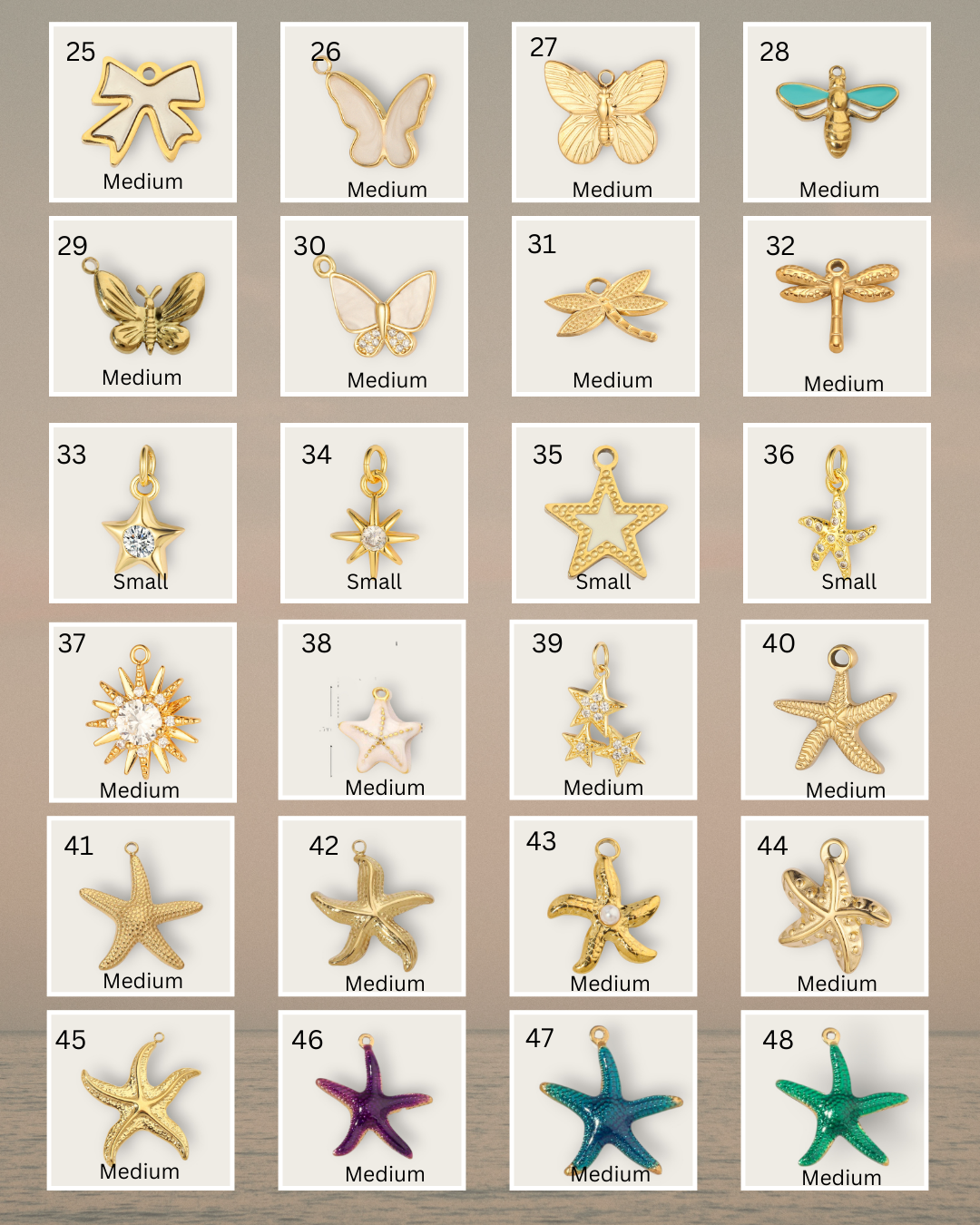 Build Your Own Custom Charm Necklace - The Sparkles