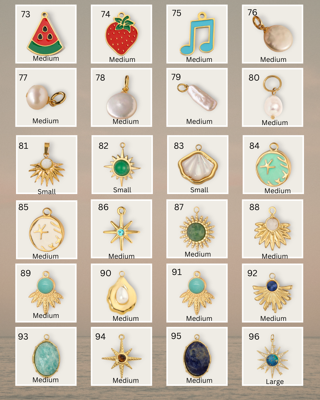 Build Your Own Custom Charm Necklace - The Sparkles