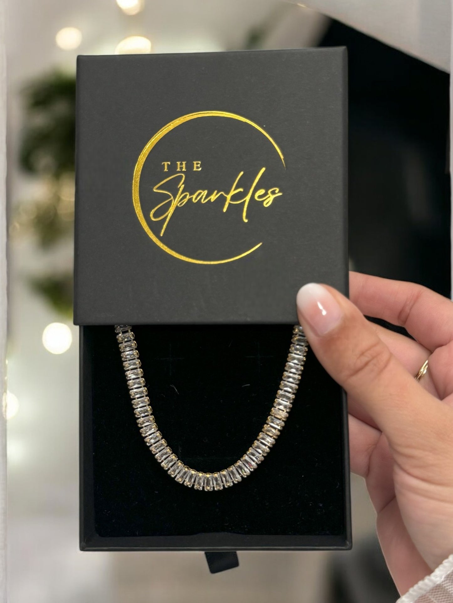 Sparkling Zircon Stones Gold-Plated Bracelet - The Sparkles