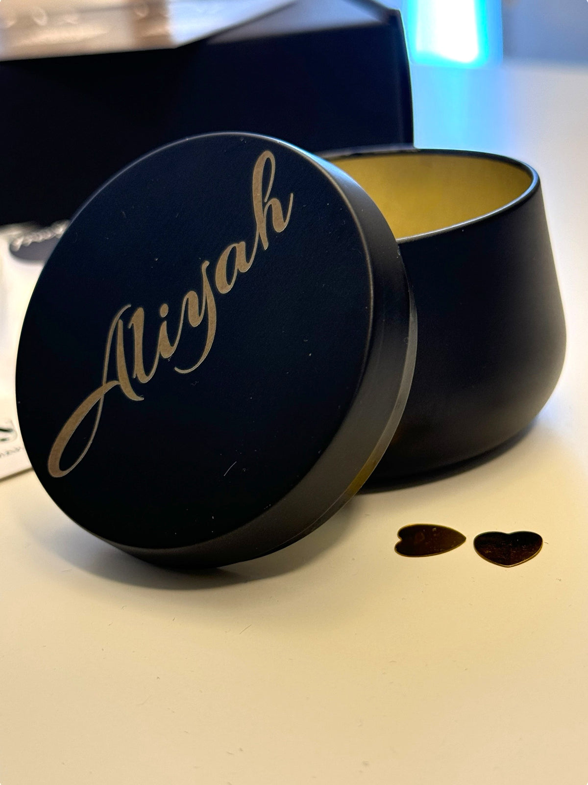 Customized Gift Box | Pick Your Jewelry + Engrave Your Scented Candle