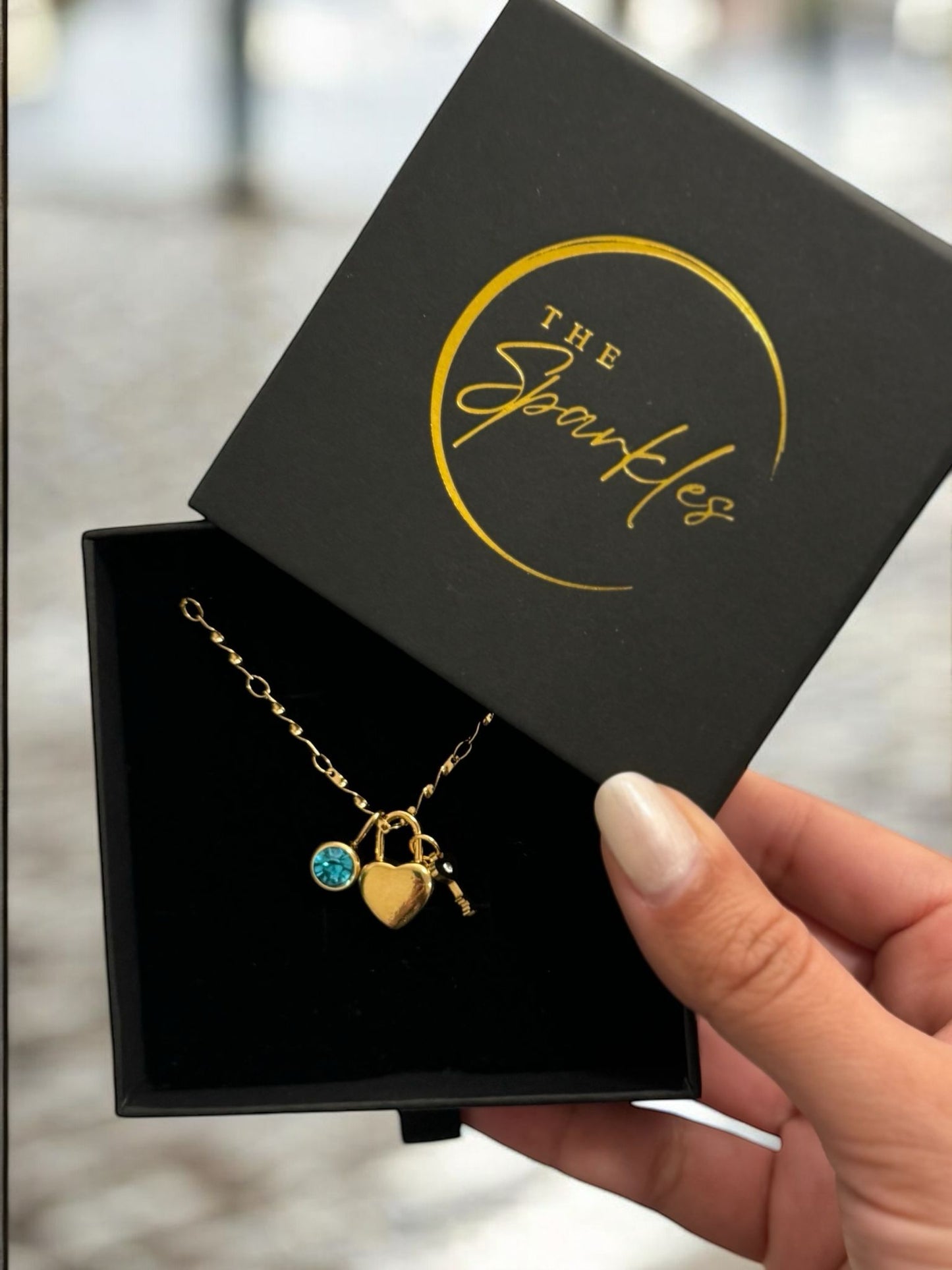 Personalized Custom Charm Necklace - The Sparkles